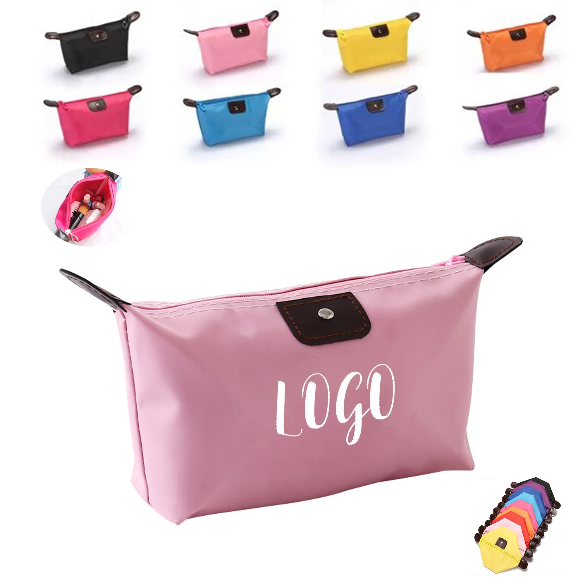 Travel Waterproof Nylon Toiletry Bag