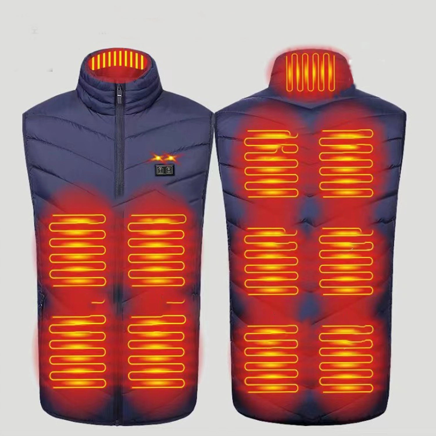11 Heating Areas Warming Heated Unisex Vest 4