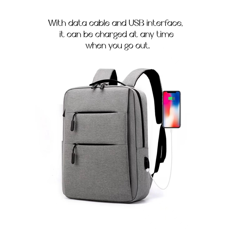 Customizable Backpack With USB Charge Interface 5