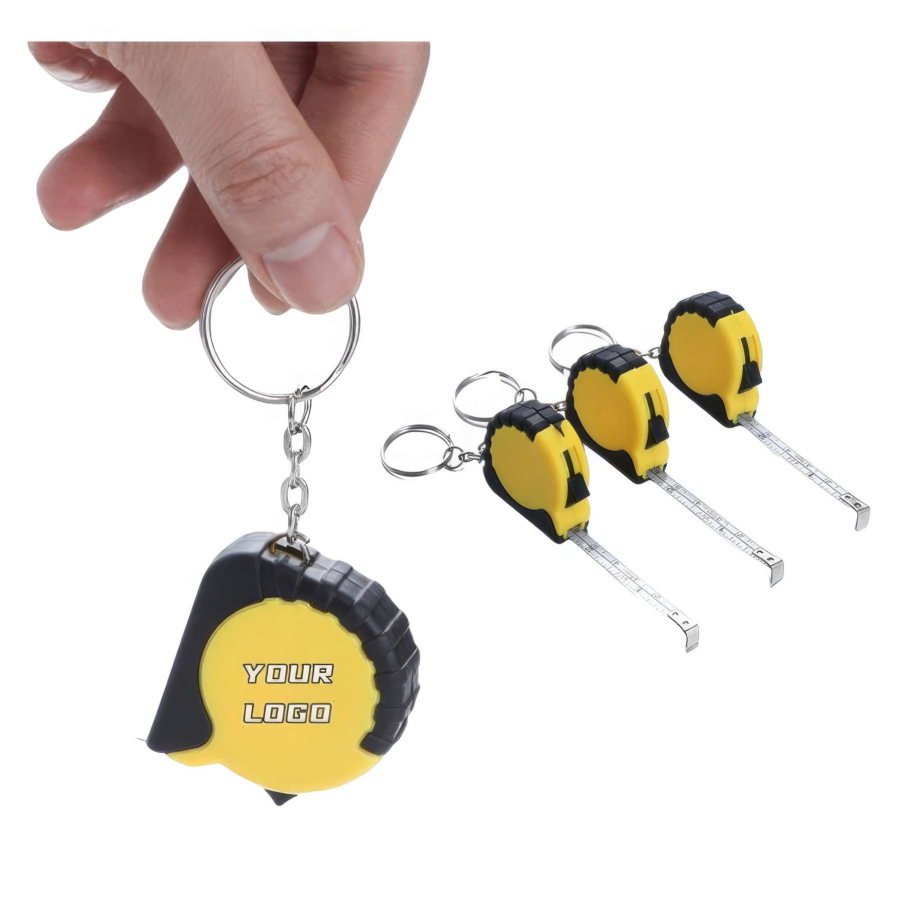 Portable Mini Tape Measure with Keychain 2