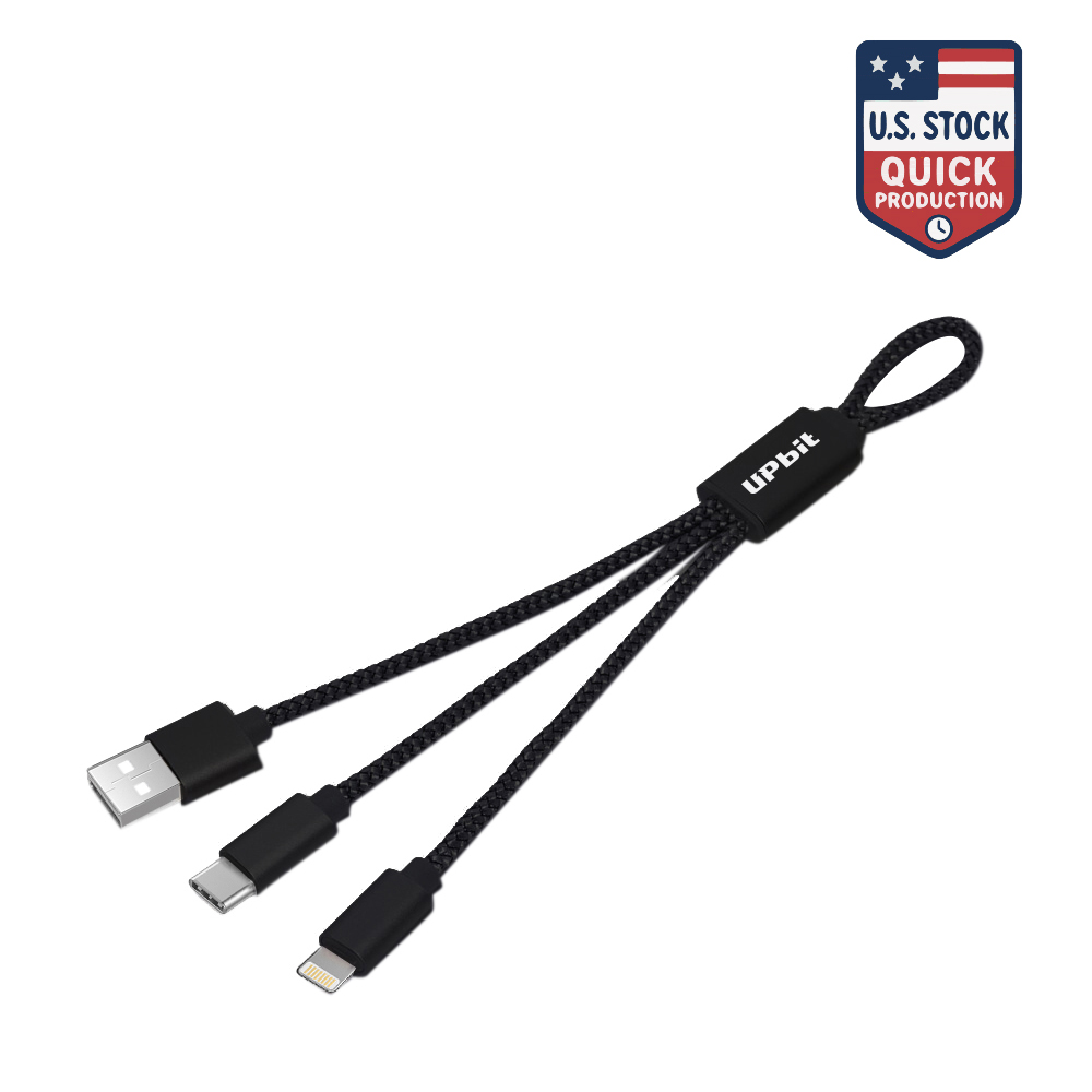 3-in-1 Charging Cable with Light-Up Logo 4