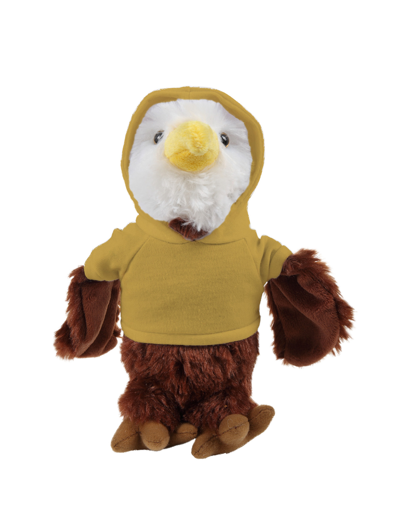 Soft Plush Eagle wearing a Hoodie 14