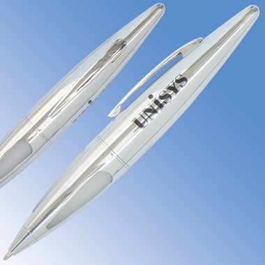 SILVER TORPEDO CIGAR BALL PEN 1