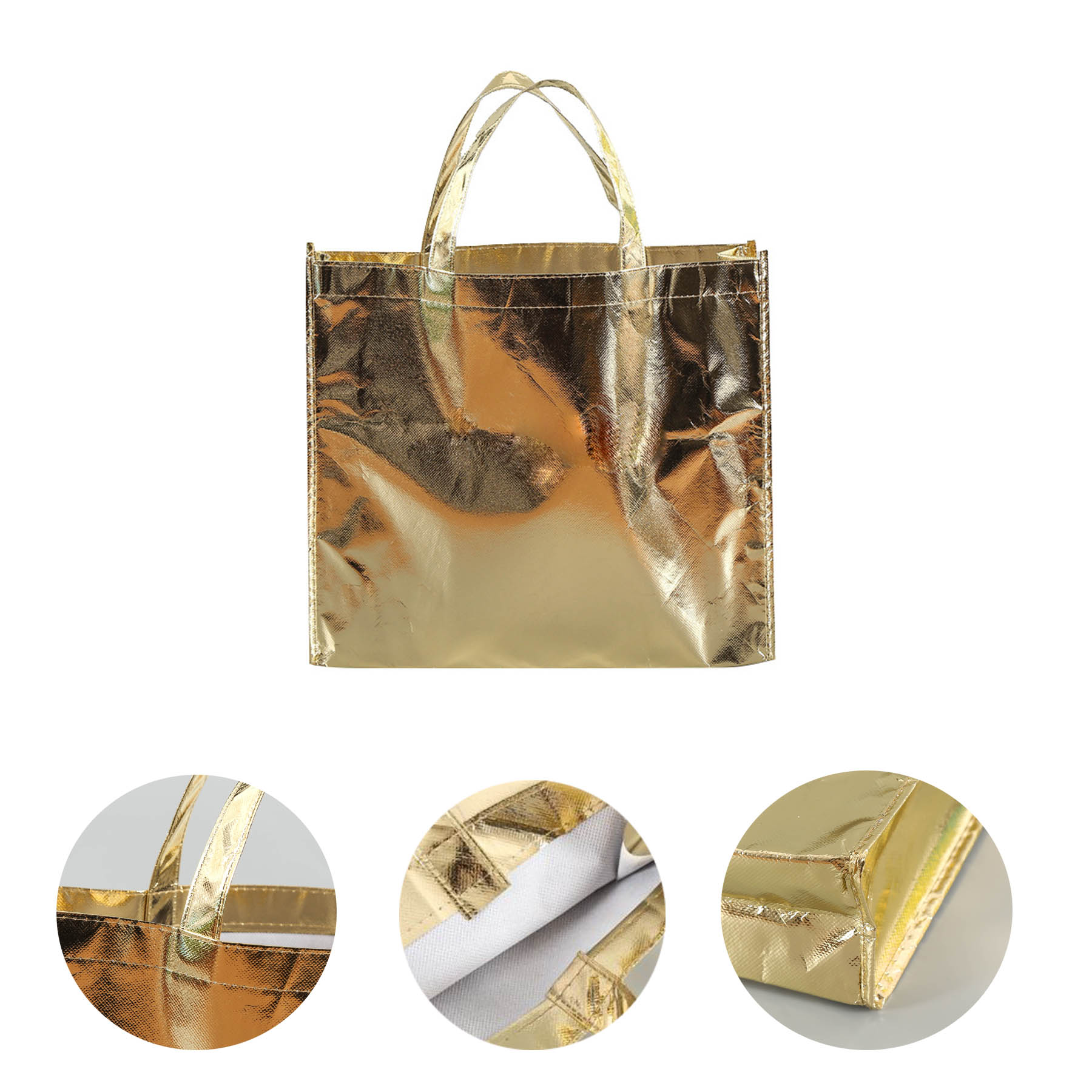 Iridescent Laminated Non- Woven Tote Bag 1