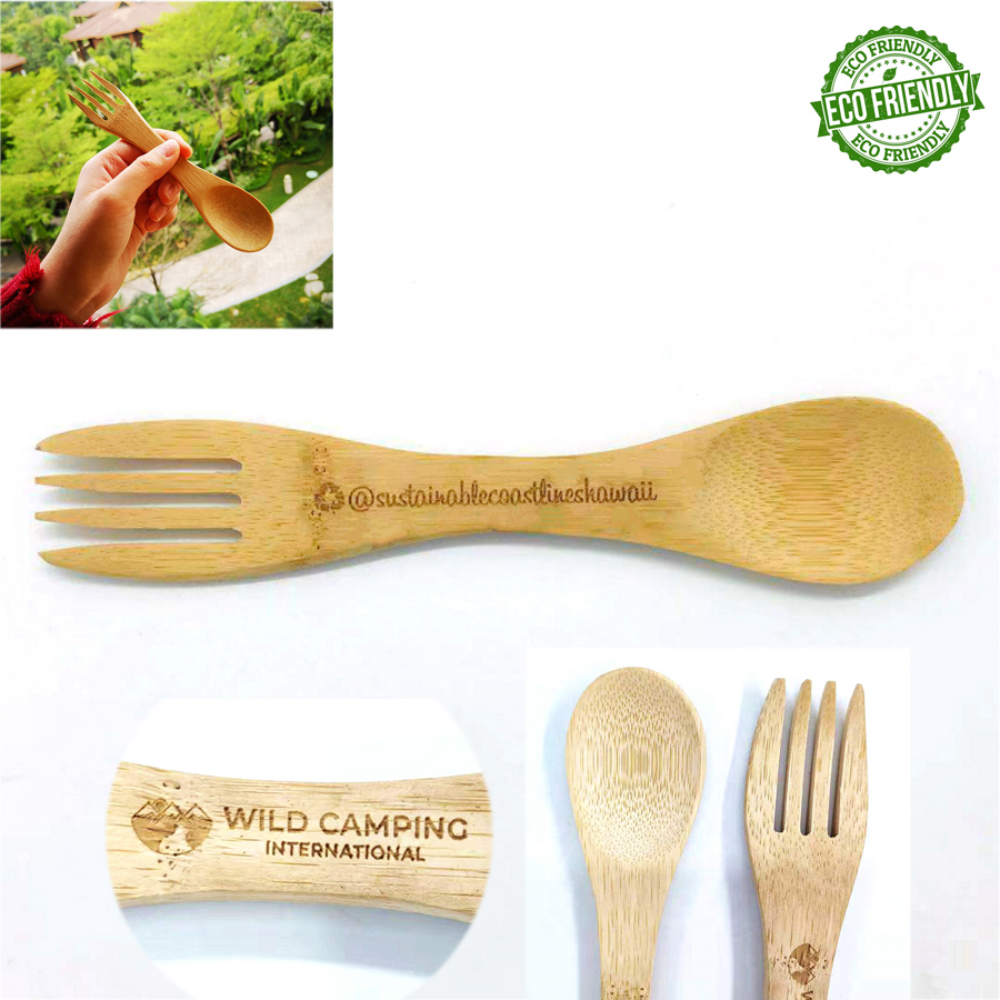 Eco-Friendly Bamboo Spork 2