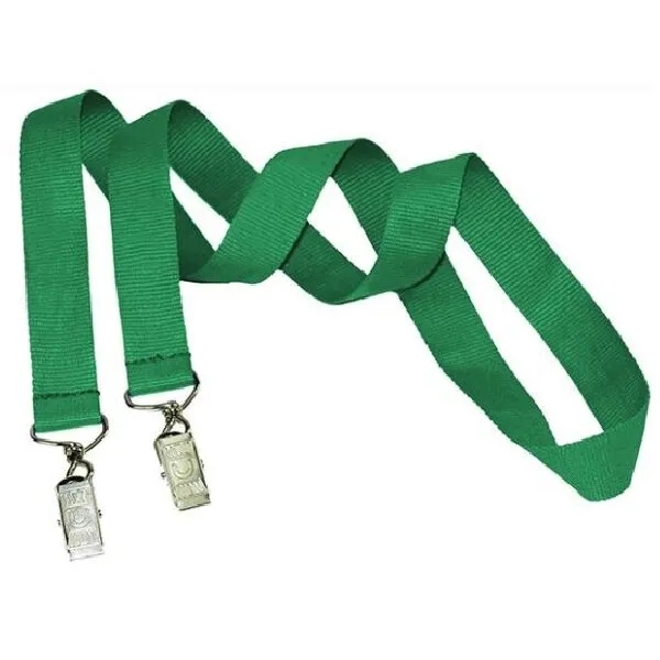 3/4" Custom Open Ended Polyester Lanyard w/ Badge Holder 8