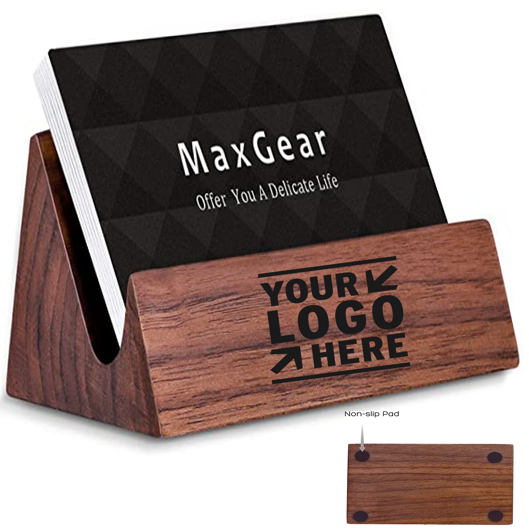 Business Card Holder for Desk 2