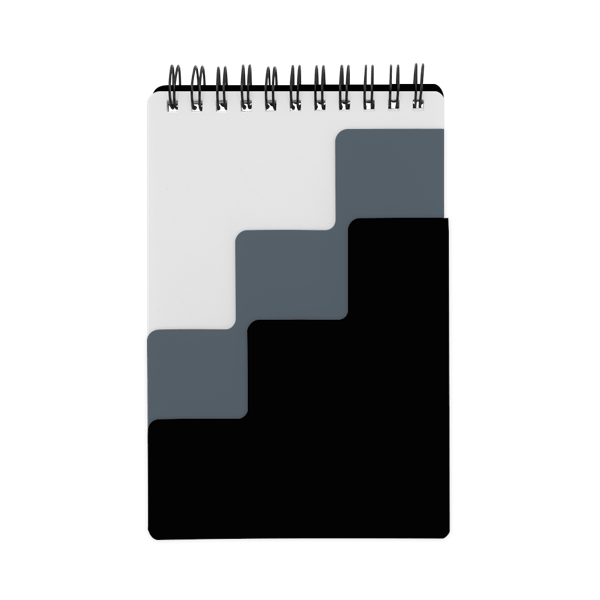 Steps Notebook with Recycled Cover and FSC® Certified Pages 48