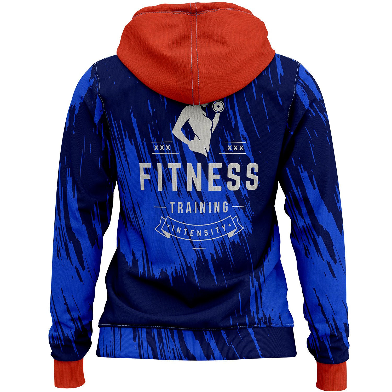 Women's 250 GSM Comfort Fleece Full Color Pullover Hoodie w/ Pockets 2