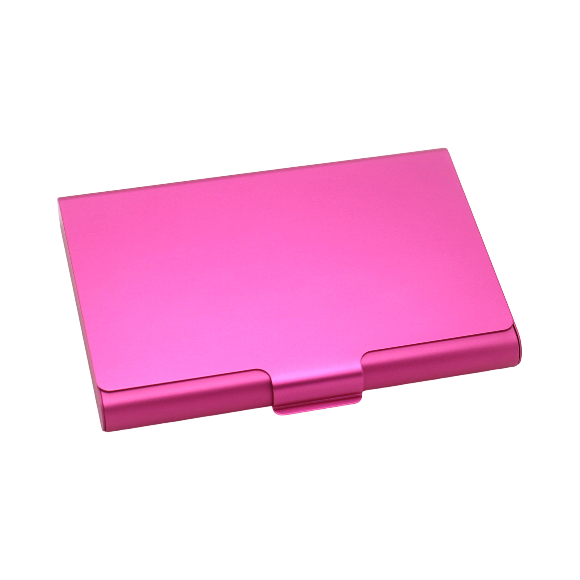Aluminum Alloy Slim Business Card Case Pocket Size With Snap Lid 4