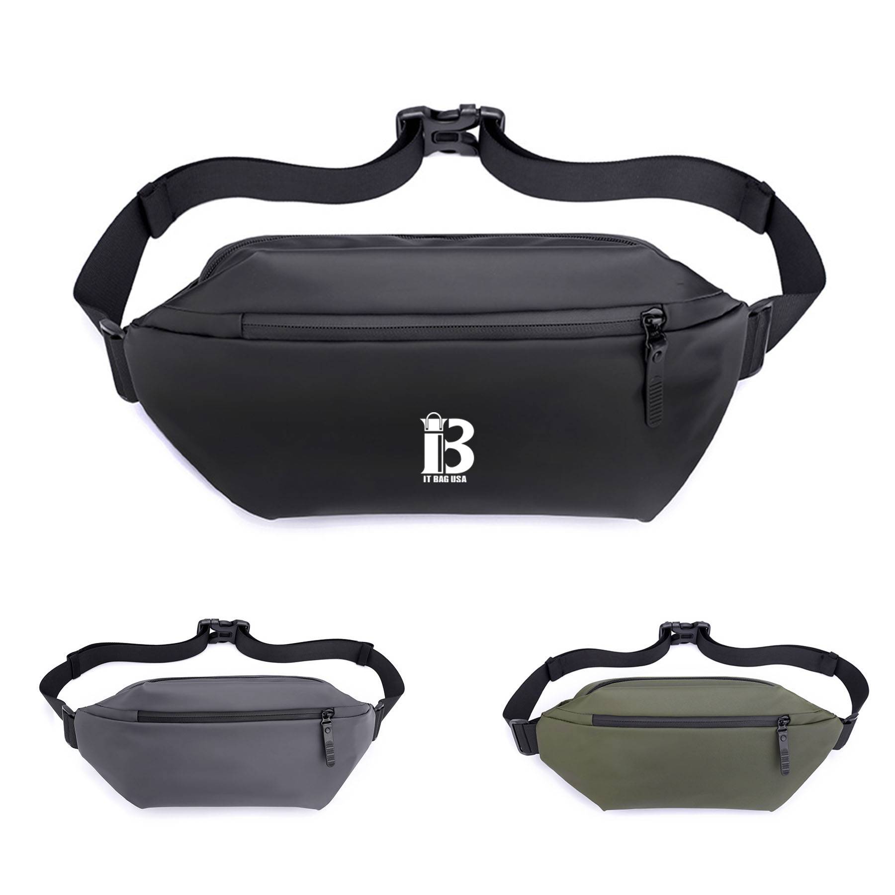 Nylon Waterproof Cross Body Bag Fanny Pack 2