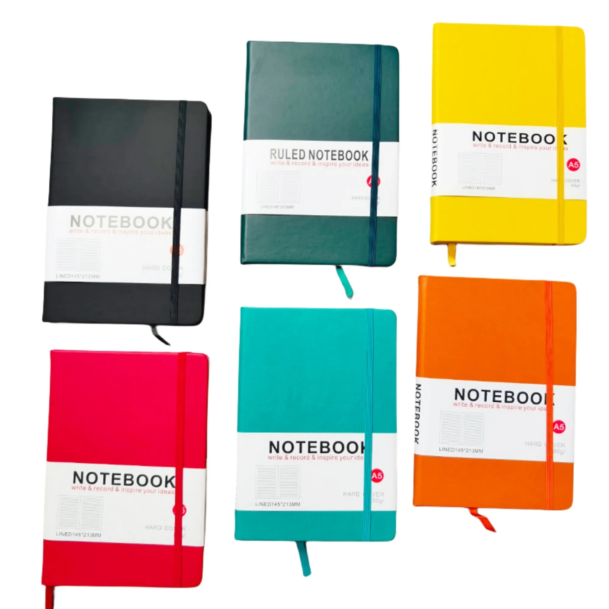 A5 Leather Business Journal Notebook 6