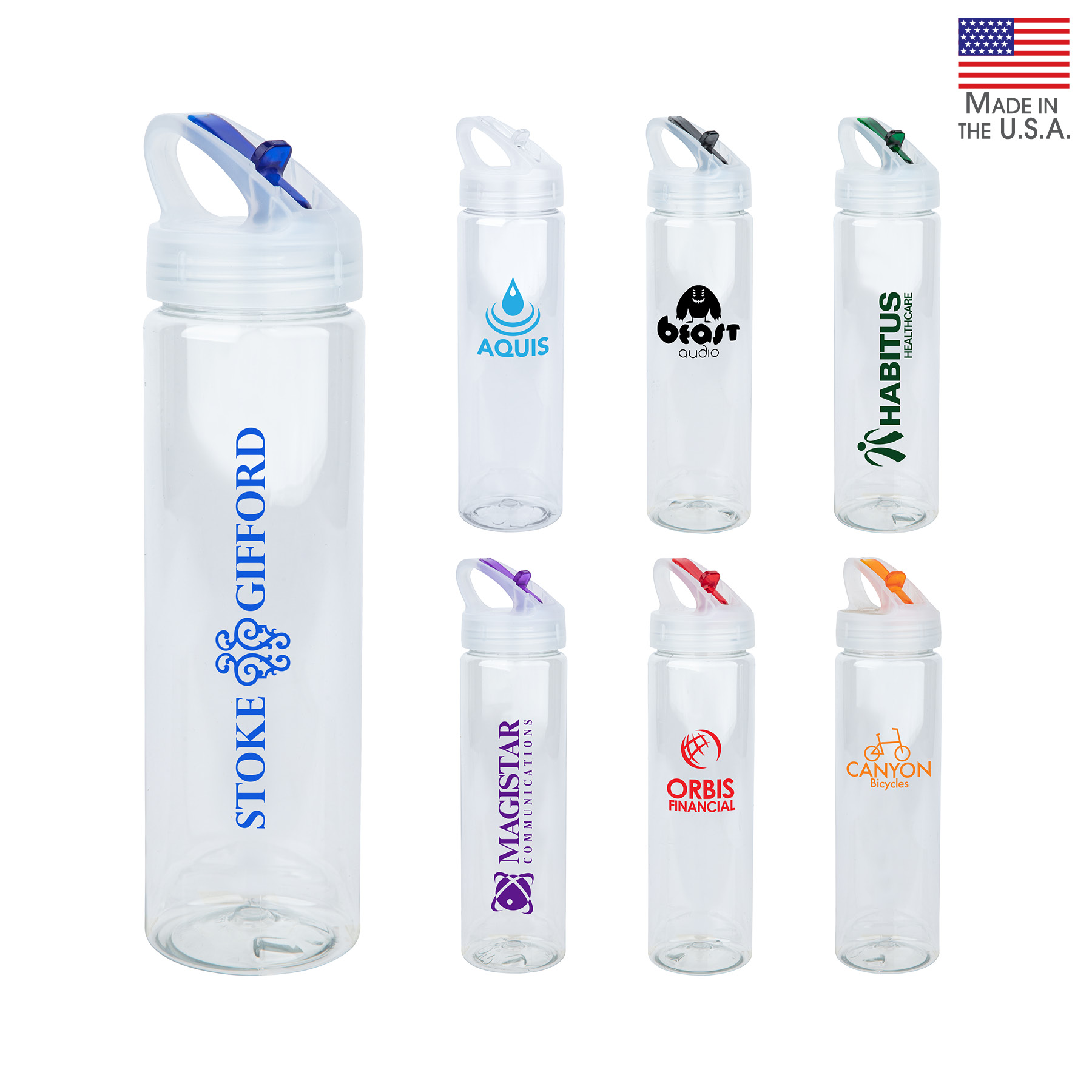 NEWPORT II 25 oz. PET Bottle with Flip Spout 10