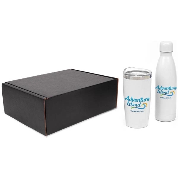 Stainless Steel 17oz. Tumbler & 22oz. Bottle Set 13