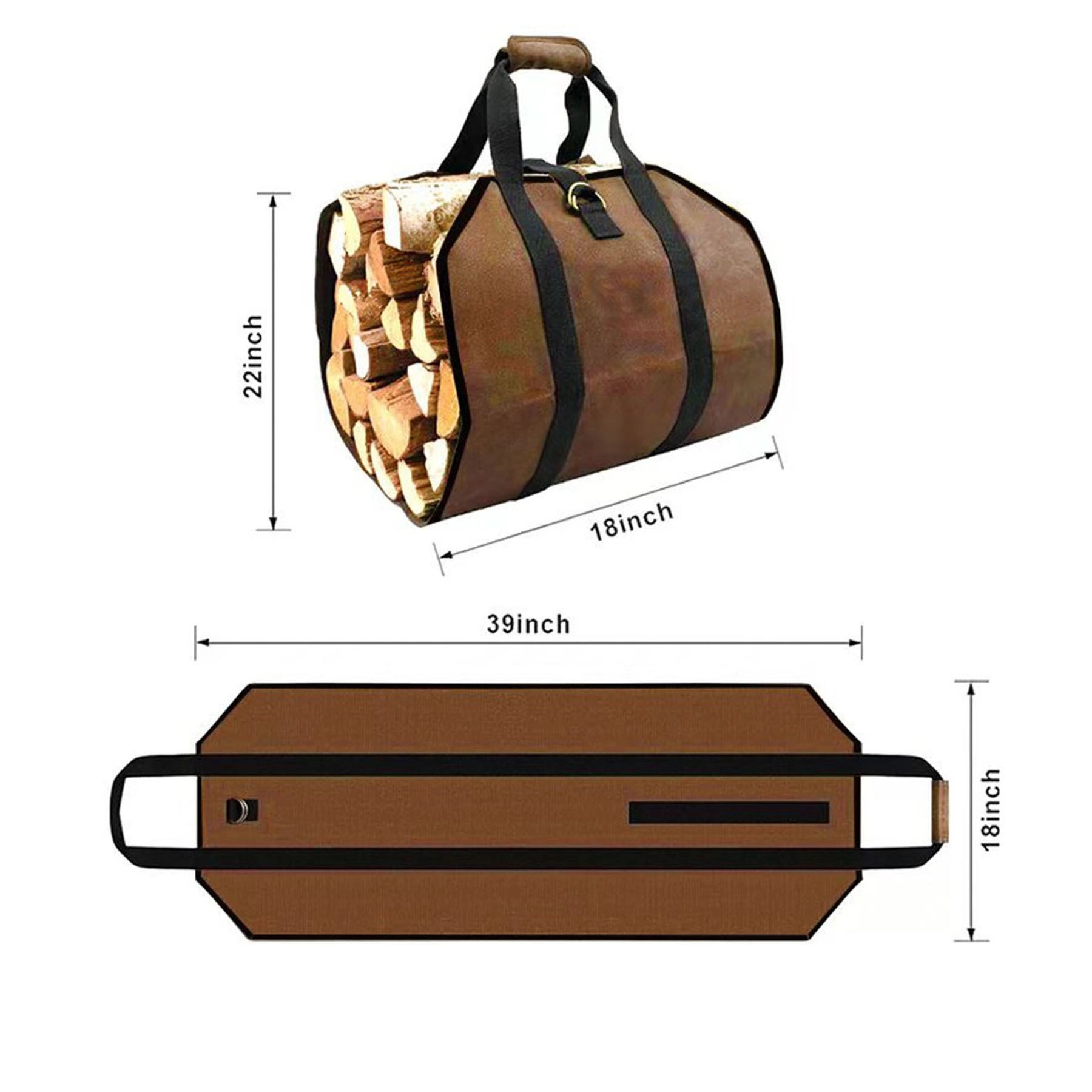 Water-proof Firewood Carrying Bag 3