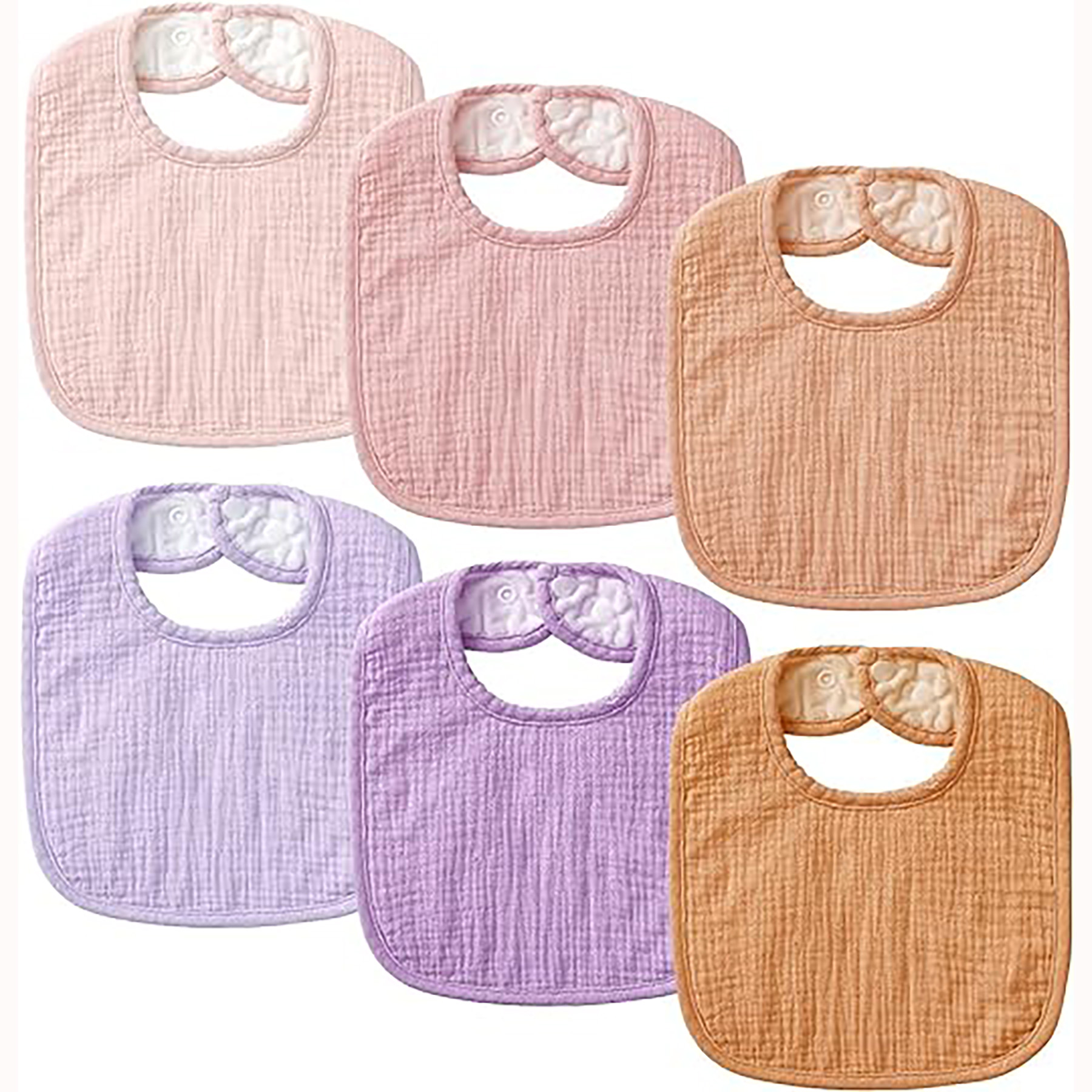 Soft Cotton Baby Drool Bibs 6