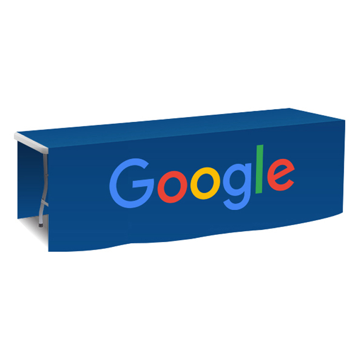 96 in. x 88 in. PolyKnit Table Drop (Full Color Logo) 13