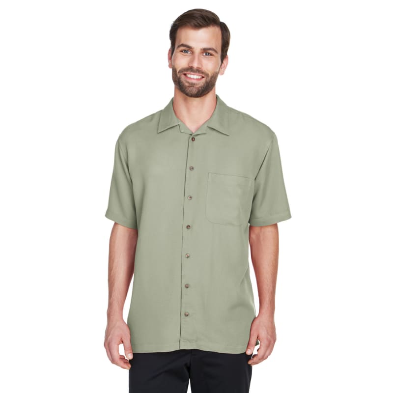 UltraClub Men's Cabana Breeze Camp Shirt 8