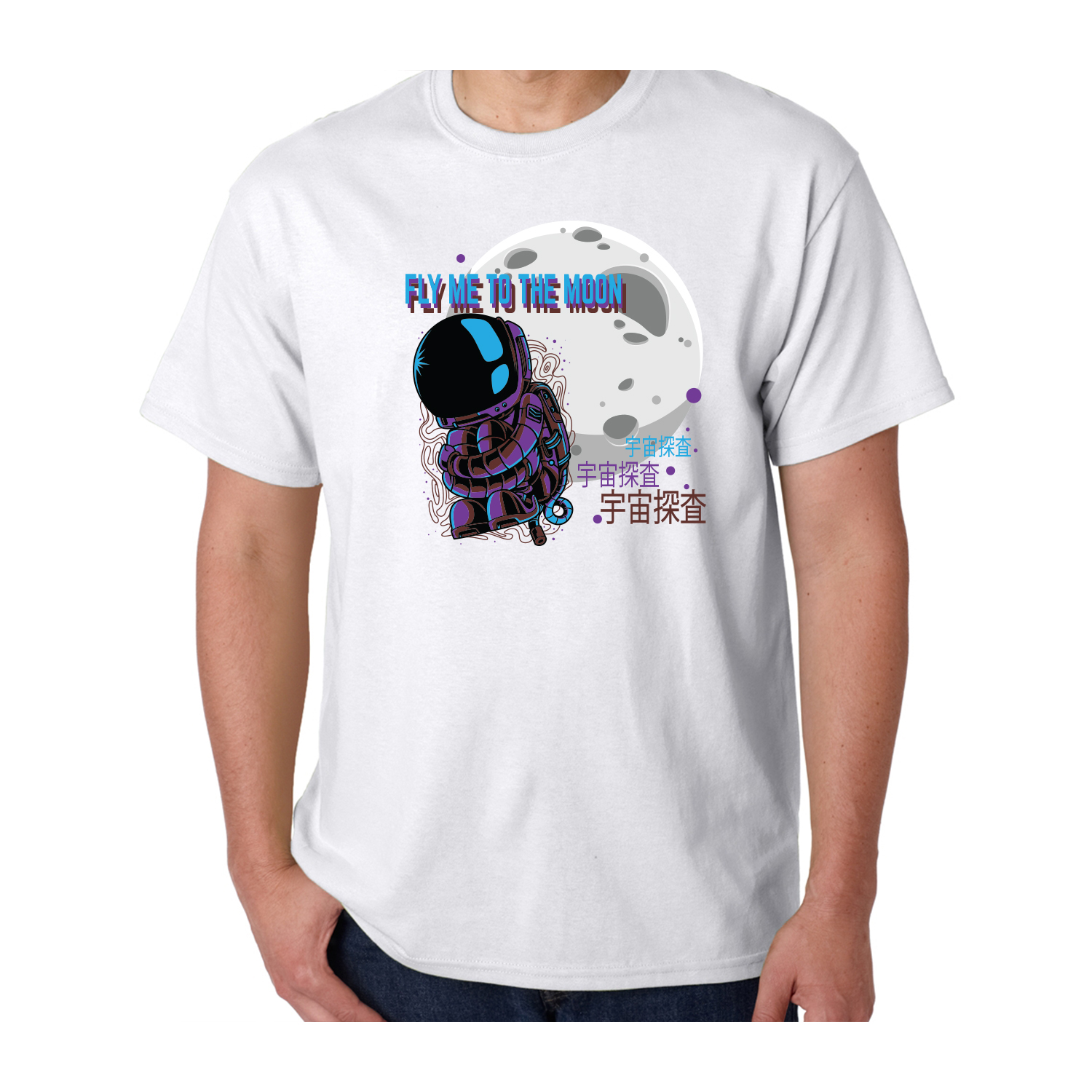 Gildan™ 5.3 oz Cotton Pre-Shrunk T-Shirt (Full Color Imprint) 27