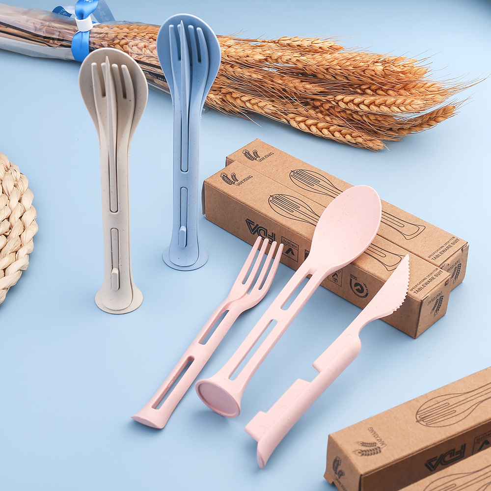 3 In 1 Spoon Fork Knife Cutlery Set 4
