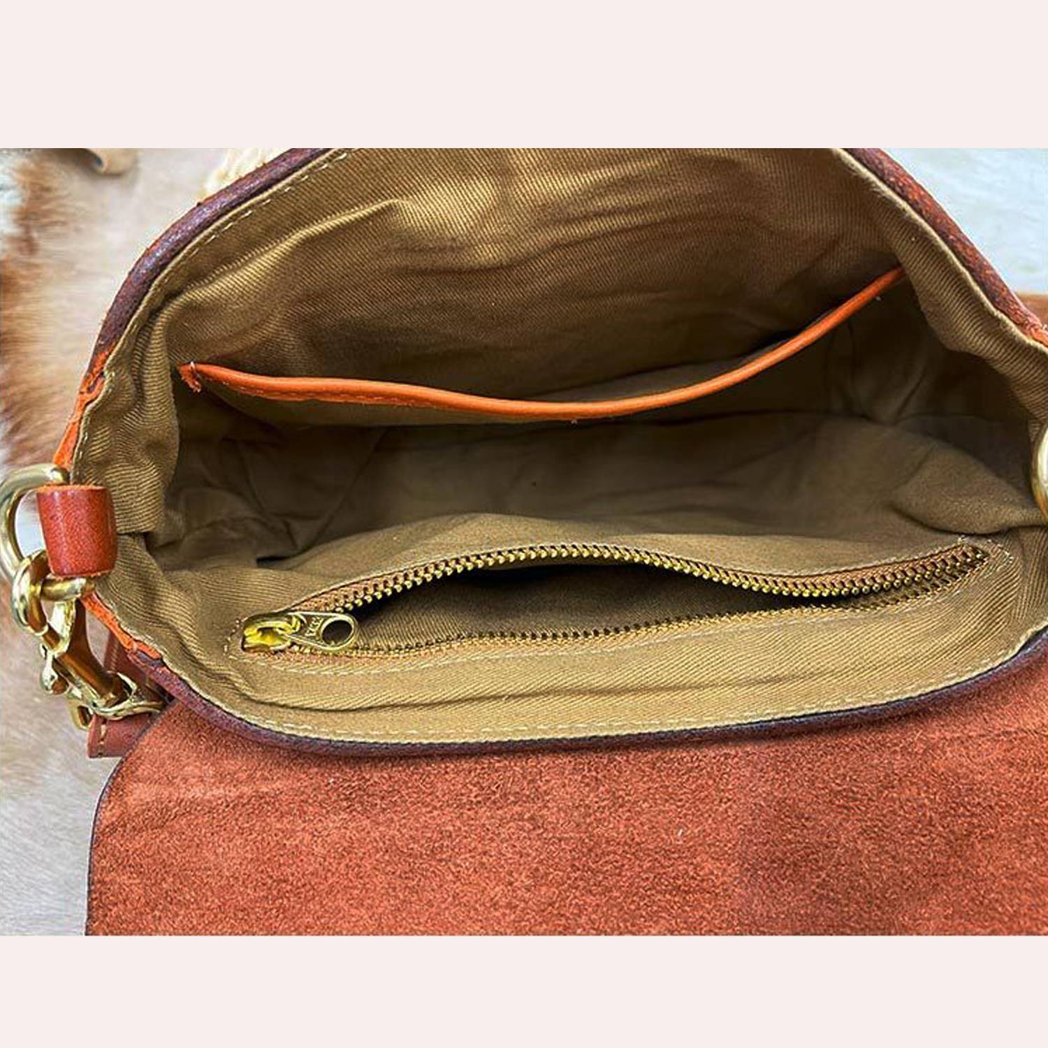 Small Women Saddle Purse Crossbody bag 7