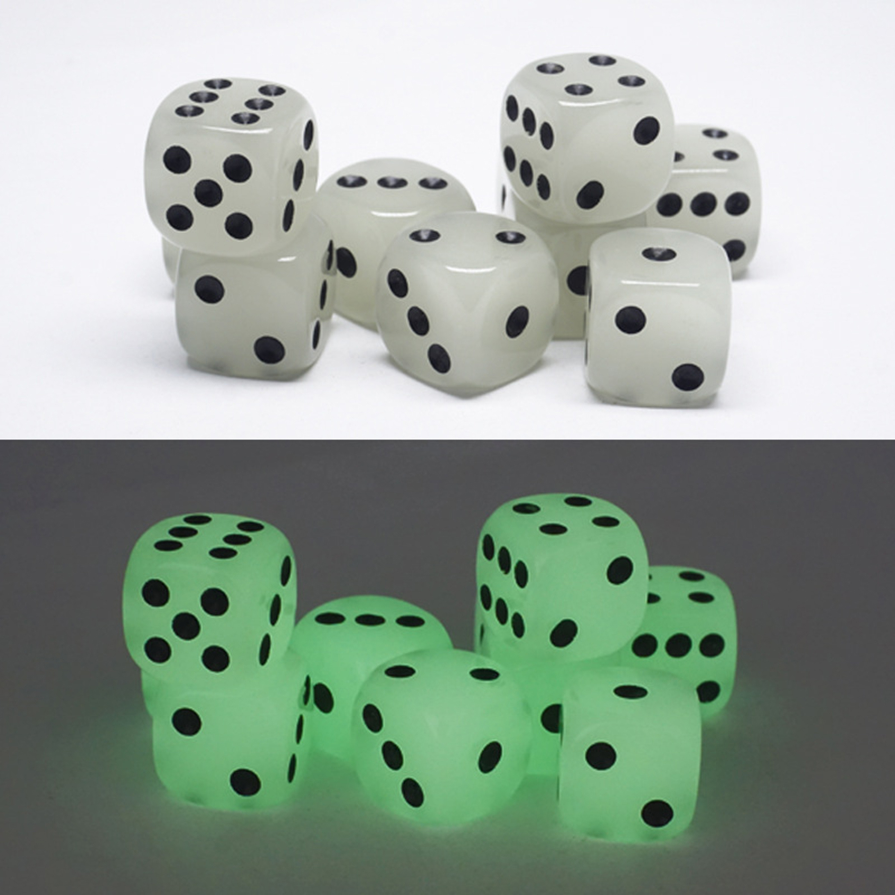 Glow in The Dark 6 Sided Dice 3