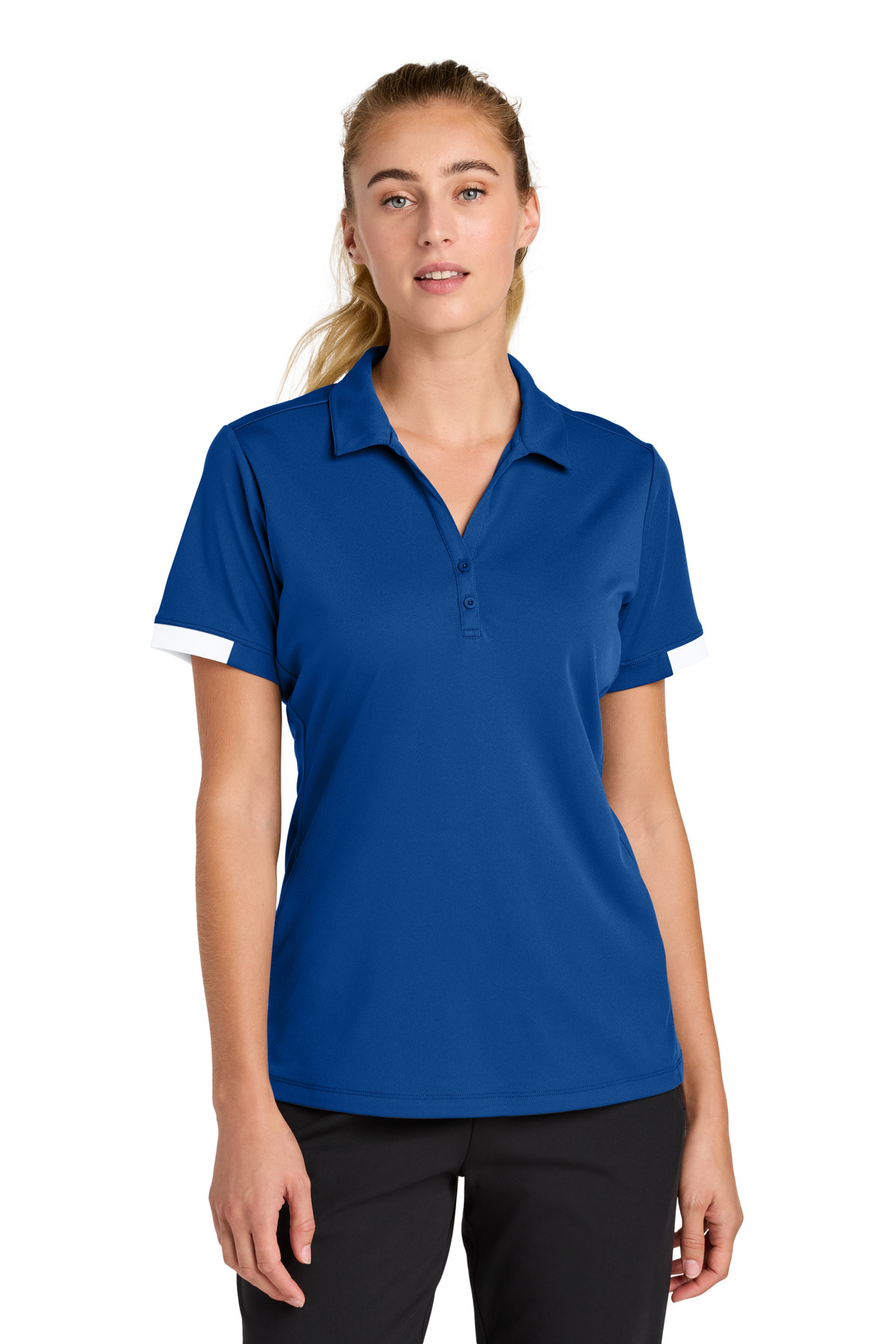 Sport-Tek Women's Club Colorblock Polo LST444 21