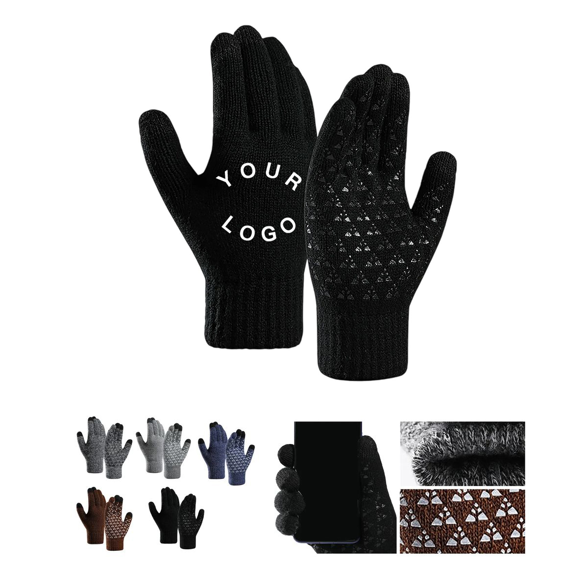 Winter Touch Gloves with Device Compatibility 3