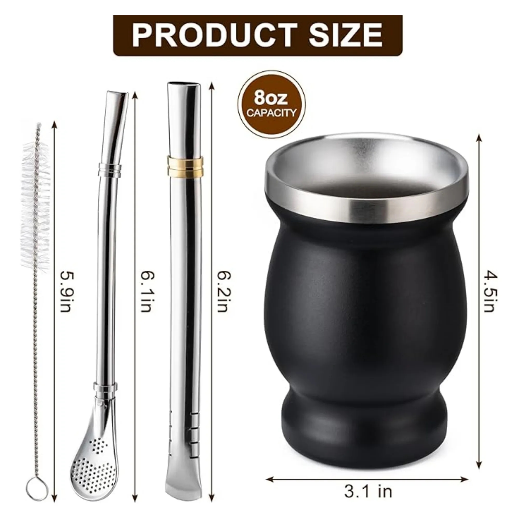 304 Stainless Steel 8oz Mate Cup 7