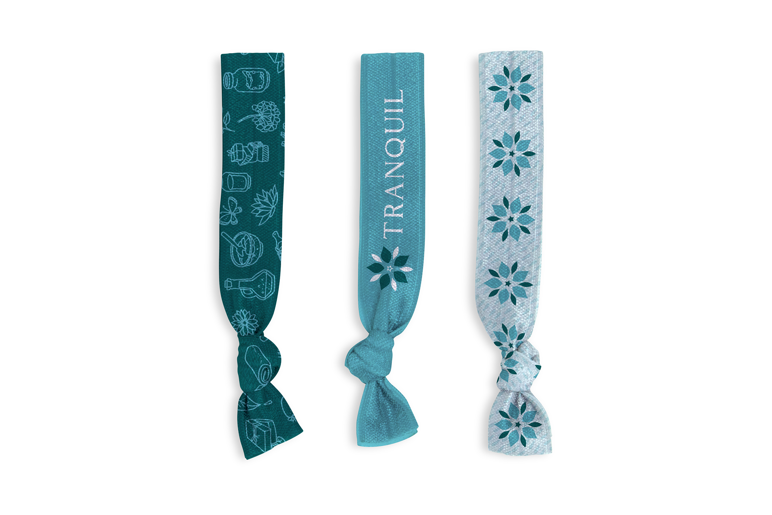 3 Piece Knotted Hair Tie Set