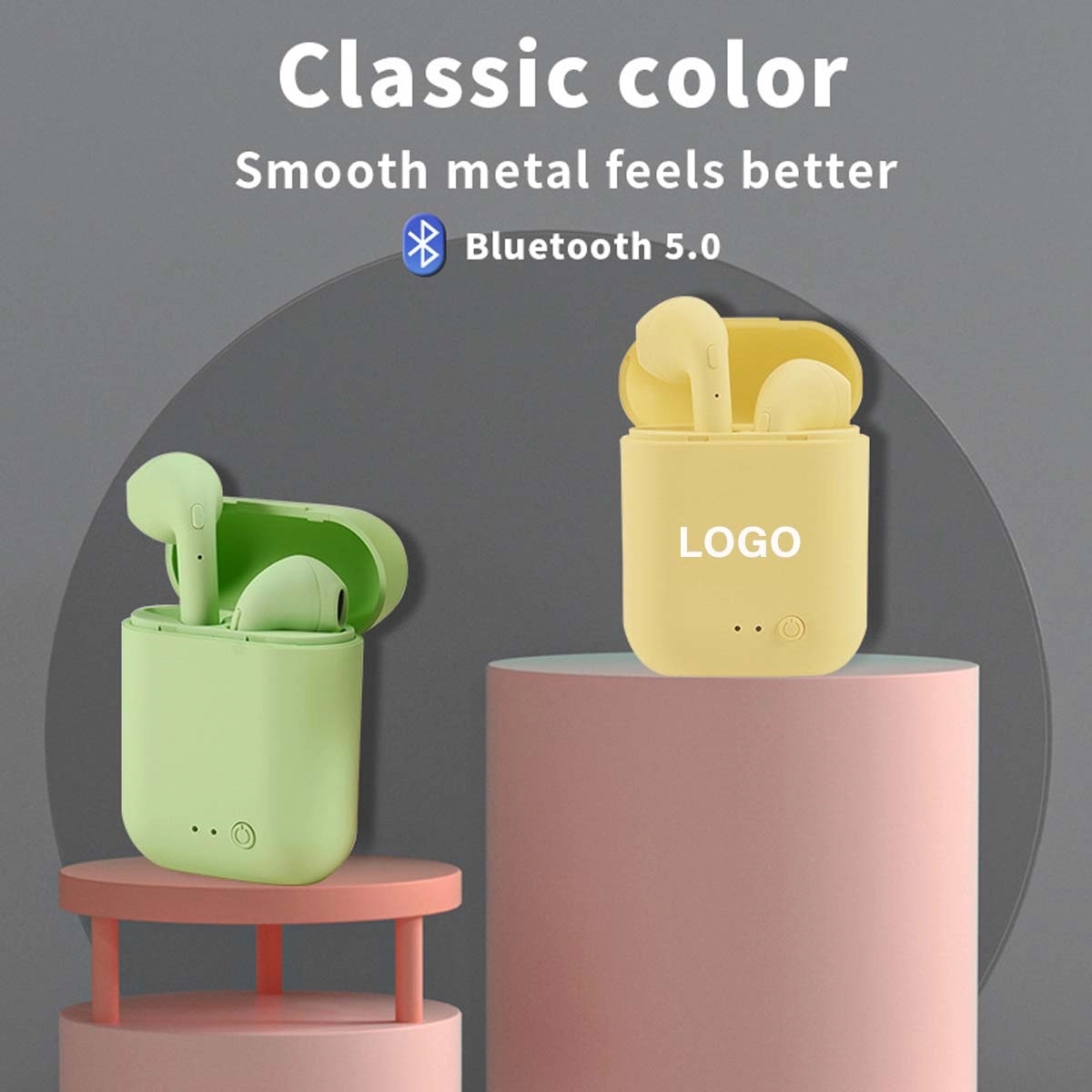 Wireless Bluetooth Earbuds with Charging Case 2