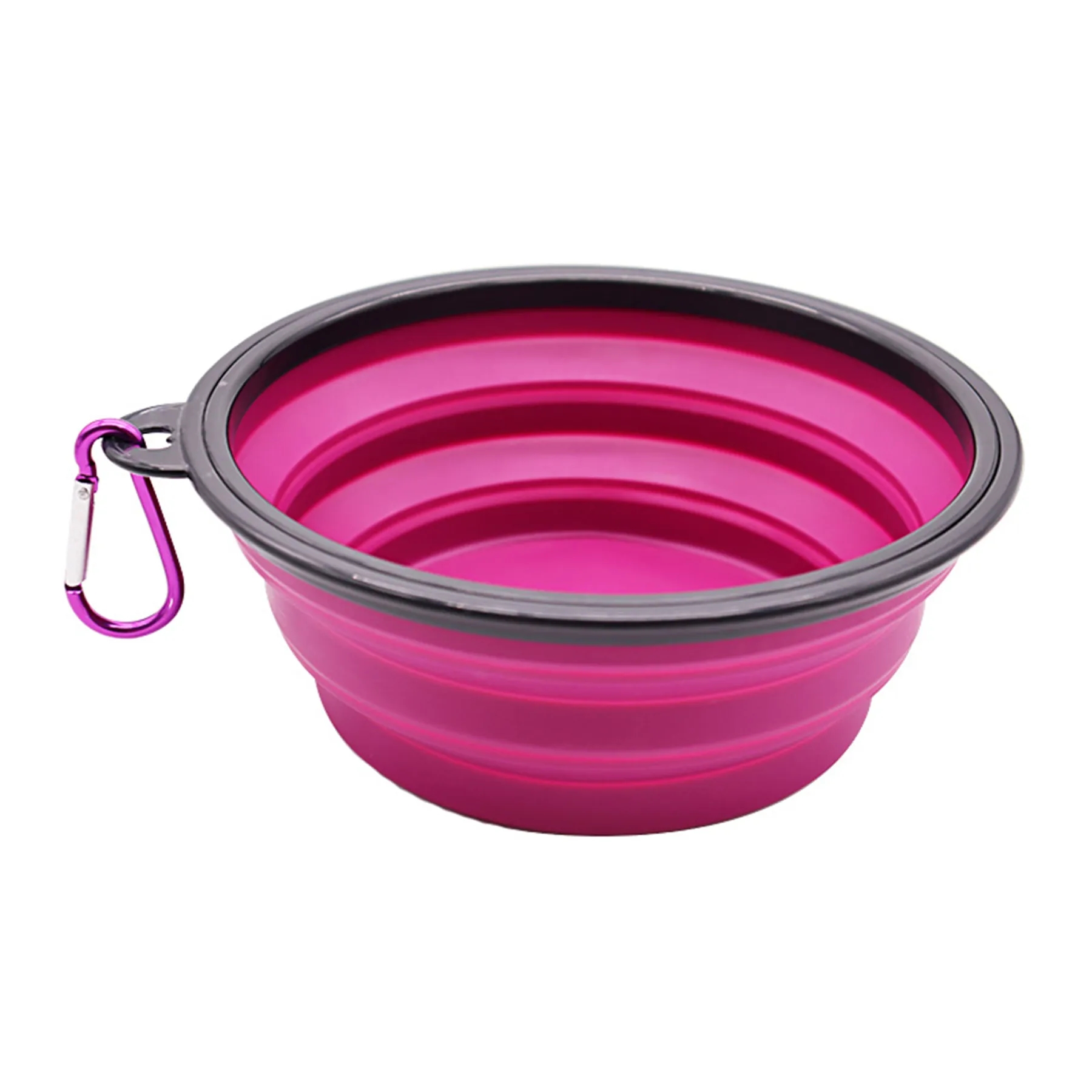 Collapsible Pet Dog Bowls with Carabiner 6