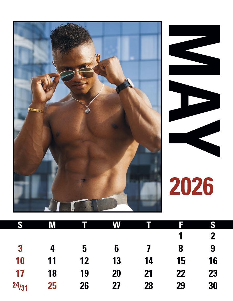 Triumph® Calendars Press-N-Stick Male Call Calendar 14