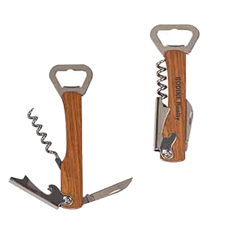 Wooden Bottle Opener & Wine Corkscrew 1