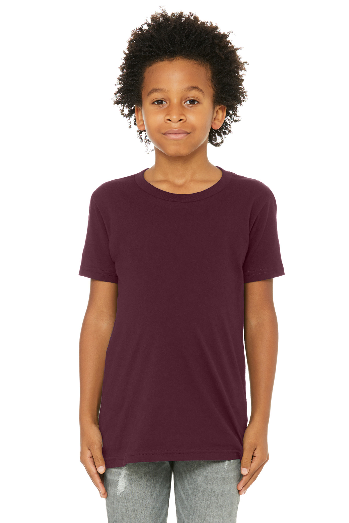 BELLA+CANVAS Youth Jersey Short Sleeve Tee. BC3001Y 136