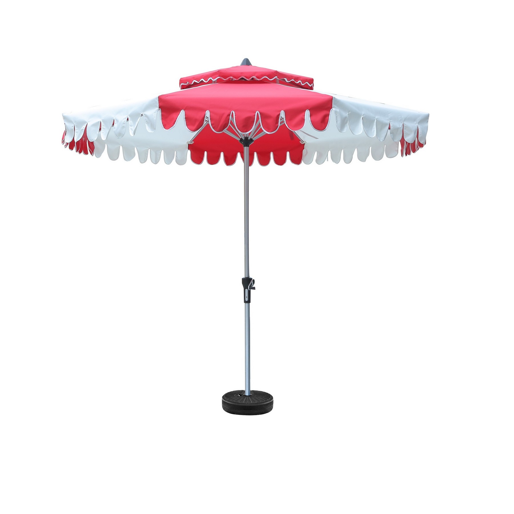 2-Tier Patio Custom Umbrella 2