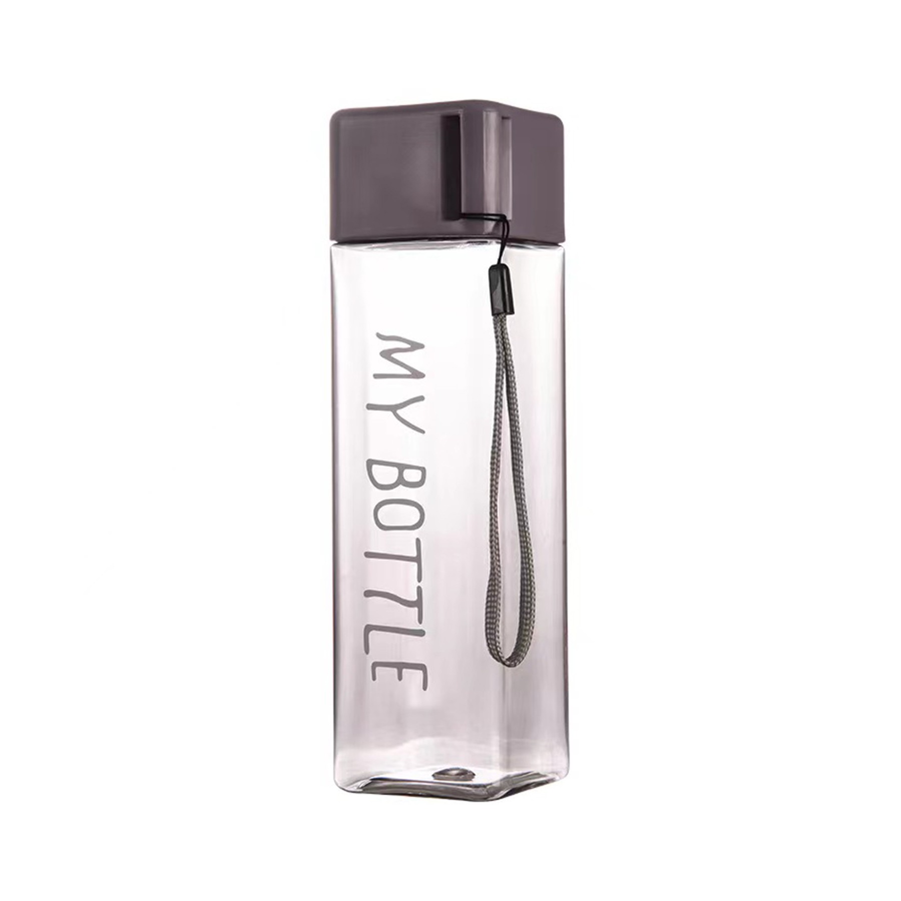 Square Plastic Clear Bottle 7