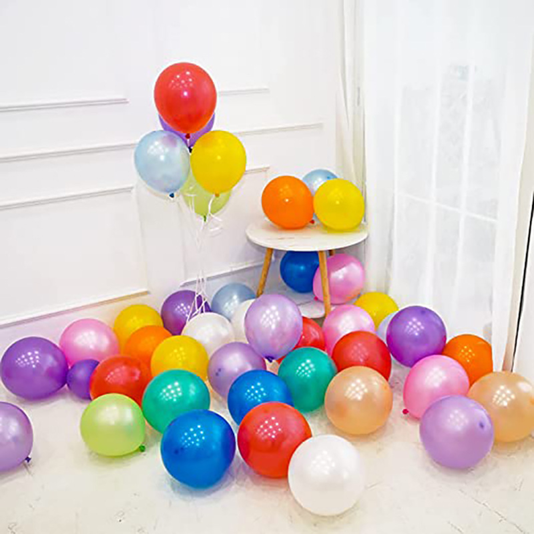 Personalized 12" Party Multicolor Latex Balloon 3