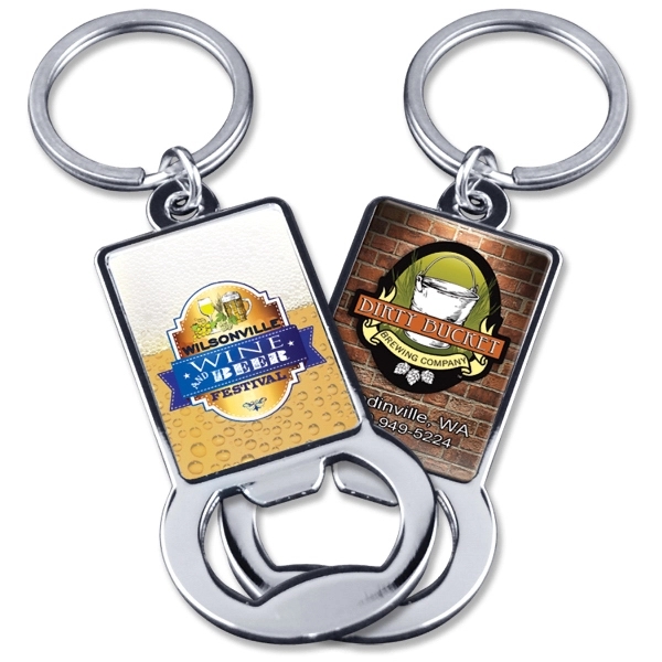 Bottle Opener Keychain (Double Sided)