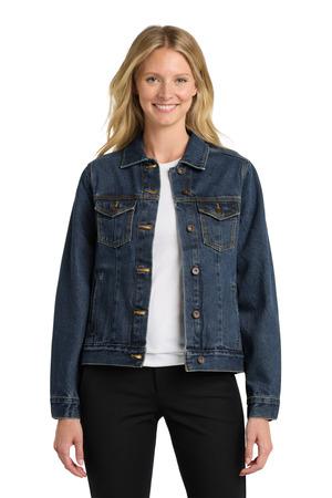 Port Authority Women's Denim Jacket. L7620 8