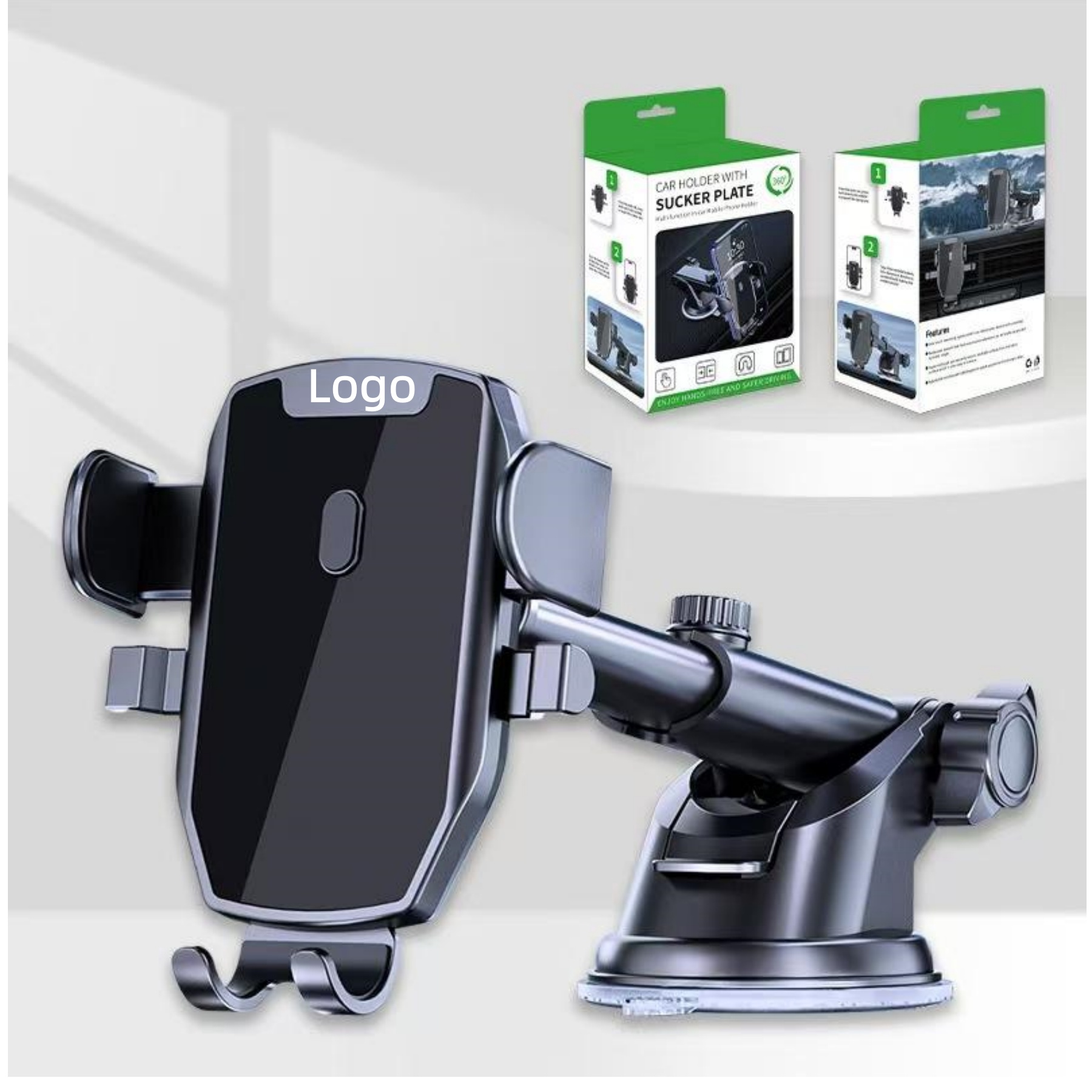 Universal Car Mount Phone Holder Desk Stand With Suction Cup Base 4