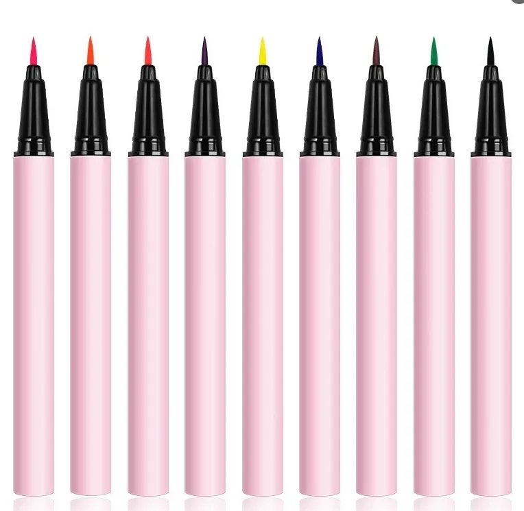 Professional Brush Tip Eyeliner Waterproof For Makeup Artists Salon Private Label 6