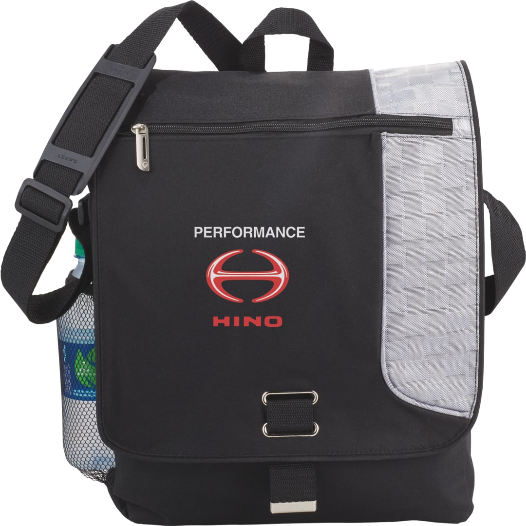 Gridlock Vertical 15" Computer Messenger Bag 8