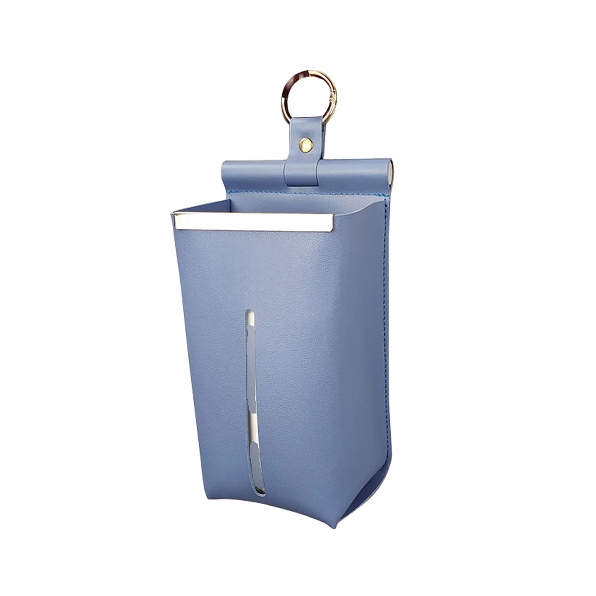 PU Leather Hanging Tissue Box 6