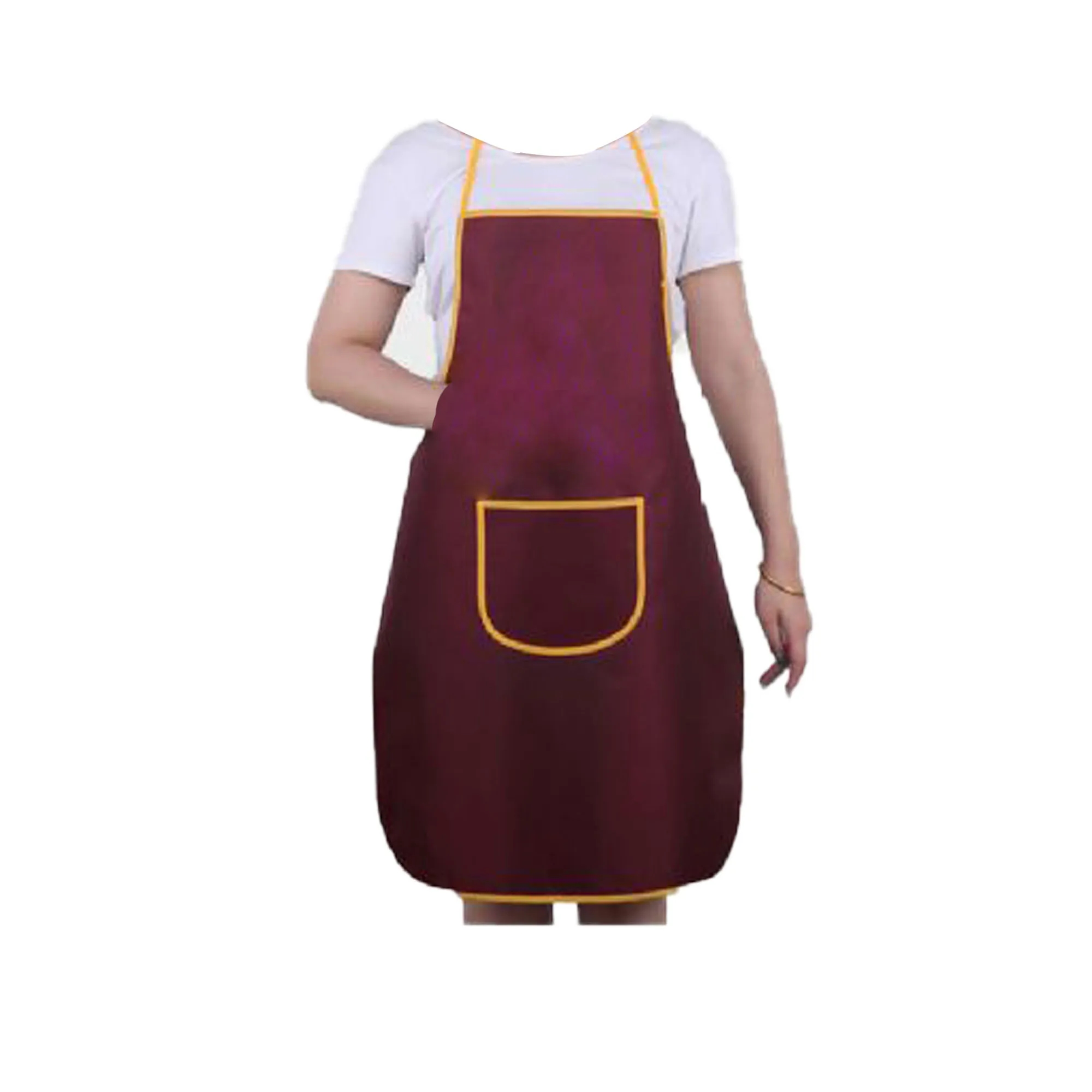 Polyester Double-pocket Uniform Bib Apron 29.5""L x 26""W 1