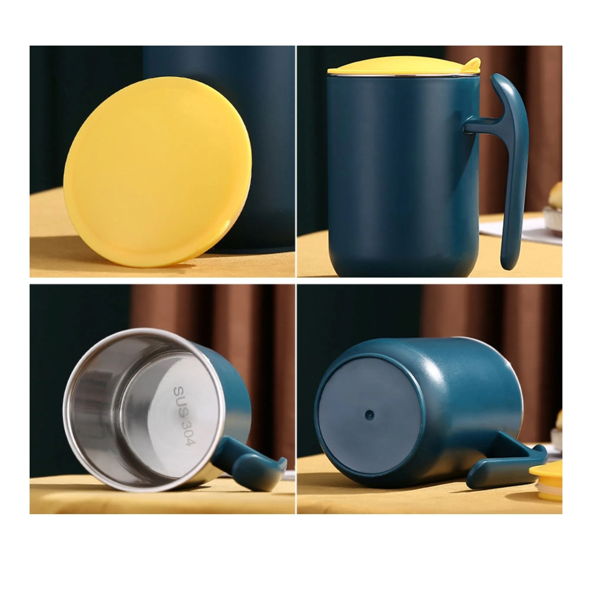 Stainless Steel Liner Insulated Coffee Cup 2