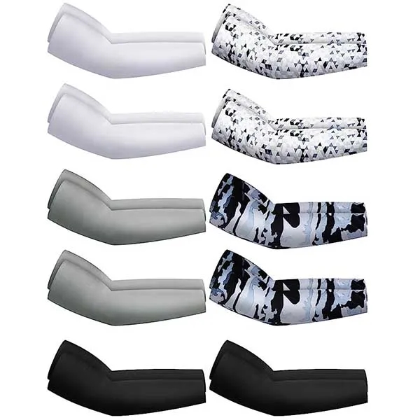 Sun Protection Cooling Sports Athletic Arm Sleeves 2