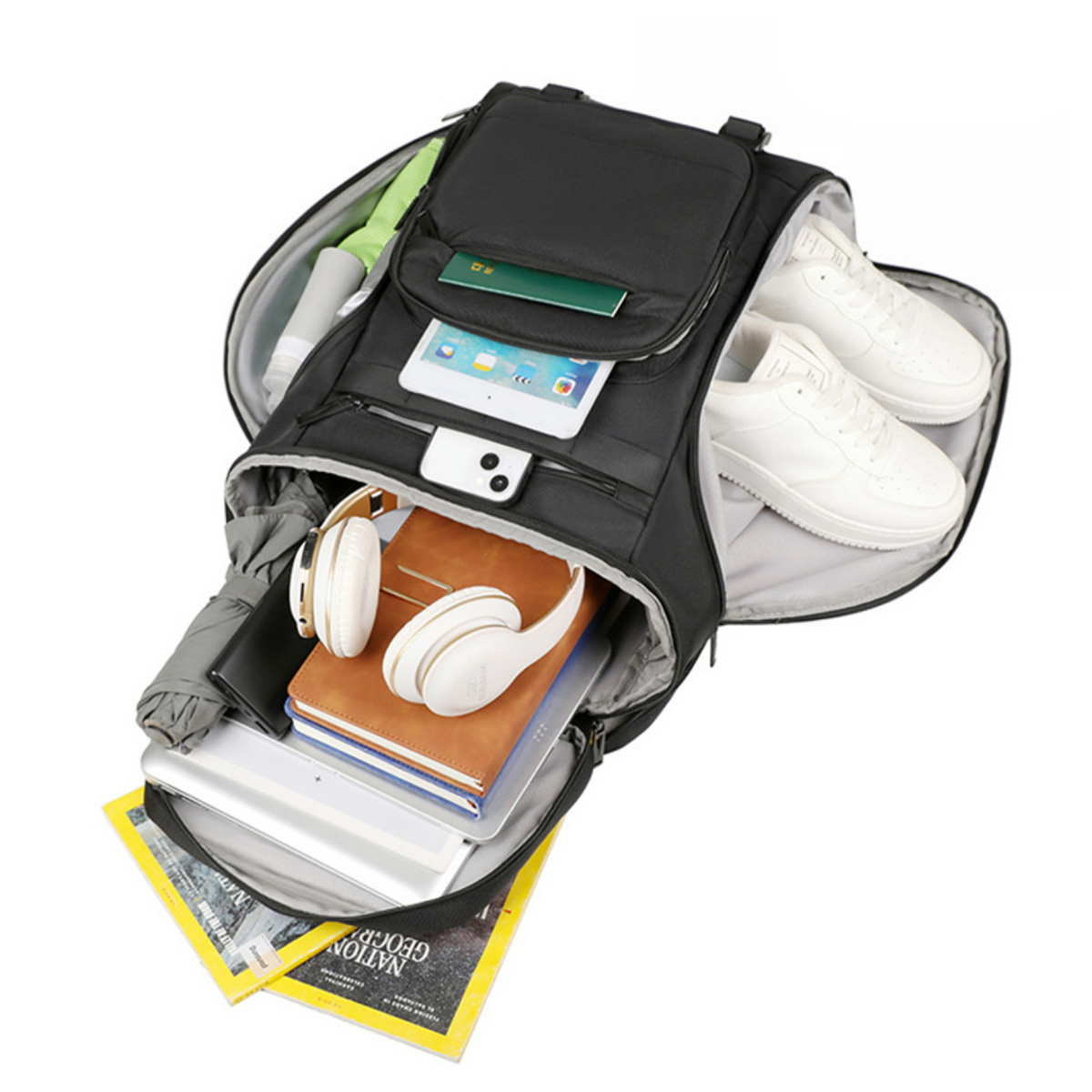 32L Durable Multi-Compartment Laptop & Travel Backpack 6