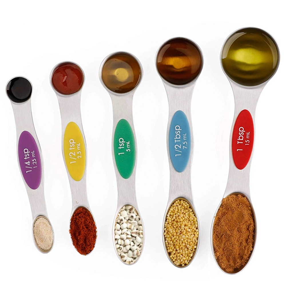 5Pcs Stackable Magnetic Measuring Spoons 2