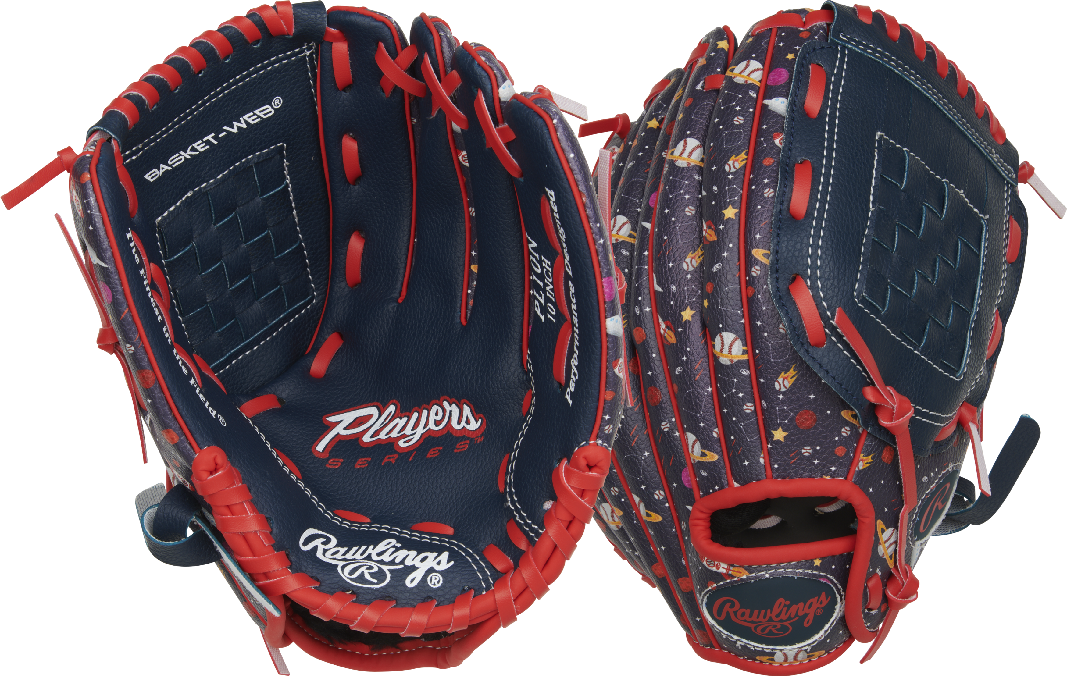 Rawlings Players 10 in Baseball Glove, 2